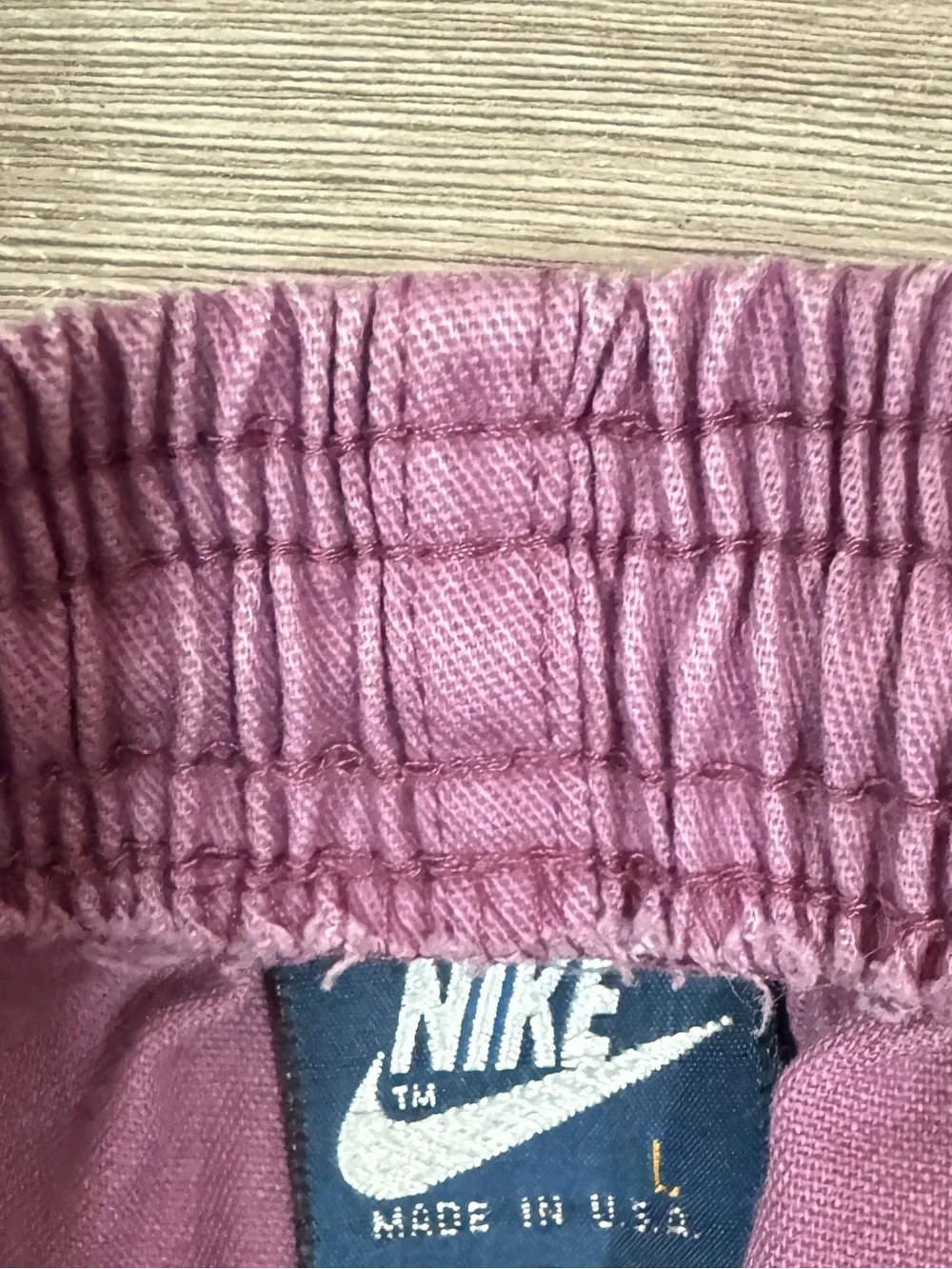 Vintage Nike Pants L Purple Made in USA 90s Y2K Track Retro Athletic
